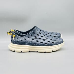 Kane Shoes Womens 8 Blue Speckled Revive Recovery Slip On Clog Lightweight